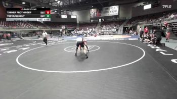 157 lbs Quarterfinal - Treyson Hunt, Unattached vs Tanner Frothinger, Unattached