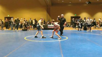 120 lbs Cons. Rd Of 16 - Hunter Gregg vs Treydan Beam