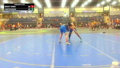 197 lbs Cons. Round 4 - Jostyn Zayas, Lindsey Wilson (Ky.) vs Bailey Jones, Lindsey Wilson (Ky.)