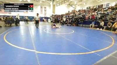 120 lbs Champ. Round 1 - Epenesa Elison, Los Altos vs Jasmine Shubick, Yorba Linda