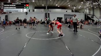 100 lbs Round 2 (4 Team) - Xavier Bernthal, Kardiac Kidz vs Colton Riordan, The Outsiders
