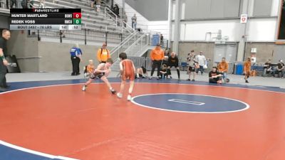78 lbs 3rd Place Match - Redek Voss, Roseburg Mat Club /Umpqua Valley Wrestling Associaction vs Hunter Martland, Big Game Wrestling Club MT