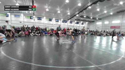 190 lbs Round Robin 2 - Emery Johnson, Freakztyle Wrestling - HS vs Denny Allgood, Hoosiers Mafia - HS