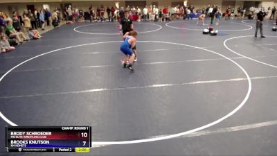 120 lbs Round 3 - Jett Meidl, No Nonsense Wrestling vs Cruz Camacho, White Bear Lake Wrestling