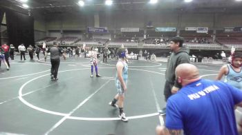 98 lbs 5th Place - Titus Grafft, Elbert County Wranglers vs Brock Buchholz, Ridge WC