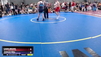 190 lbs Quarterfinal - Caden Brooks, Big Cat Wrestling Club vs Morgan Neill, Reality Sports Wrestling Club
