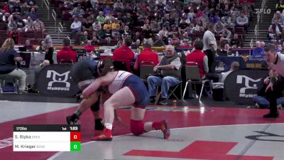 170 lbs Semifinal - Sierra Ripka, Greater Nanticoke Area-G vs Maya Krieger, Bensalem-G