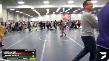 84 lbs Quarterfinal - Jesse Caputo, Front Royal Wrestling Club vs Jamisyn Nichols, CYA