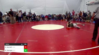 100 lbs Round Of 16 - Gavan Garnett, York vs Ryan Swingle, Keyser