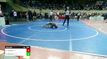 84 lbs Semifinal - Zayde Holmes, Hobart vs Cache Williams, Team Choctaw