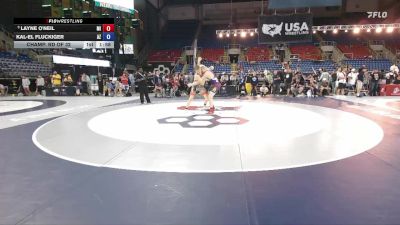 215 lbs Champ. Rd Of 32 - Layne O'Neil, MI vs Kal-El Fluckiger, AZ