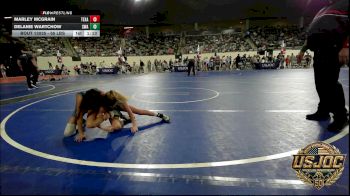 65 lbs Quarterfinal - Marley McGrain, Texas Select Wrestling vs Delanie Wartchow, Shelton Wrestling Academy