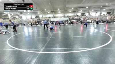 85 lbs Semifinal - Gavin Pontis, Higher Calling Wrestling vs John Weinlein, Wave Wrestling Club
