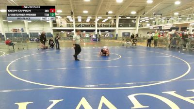 123 lbs 3rd Place - Mark Mathewson, Essex Junction vs Ezyce Hughes, Belfast