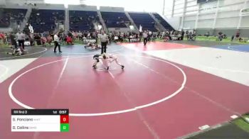 50 lbs Rr Rnd 3 - Grayson Ponciano, White River Hornets WC vs Dominic Collins, Sanderson Wr Ac