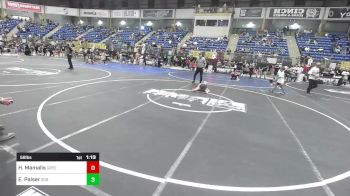 58 lbs Rr Rnd 1 - Harper Mamalis, Green River Grapplers vs Emery Palser, 308 Wr Ac