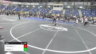 58 lbs Rr Rnd 1 - Harper Mamalis, Green River Grapplers vs Emery Palser, 308 Wr Ac