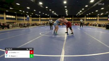 285 lbs C Of 16 #1 - Jeff Crooks, Harvard vs Aeden Begue, Long Island