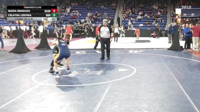 126 lbs Consi Of 8 #1 - Maria Mendoza, Greater Lowell vs Celayna Ledvina, Minnechaug