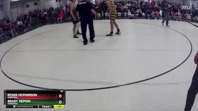 168 lbs Cons. Round 3 - Brady Heiman, Nebraska vs Ryker McPherson, Nebraska