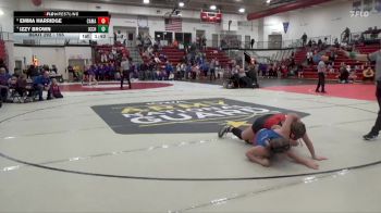 155 lbs 5th Place Match - Izzy Brown, Iowa City High vs Emma Harridge, Camanche