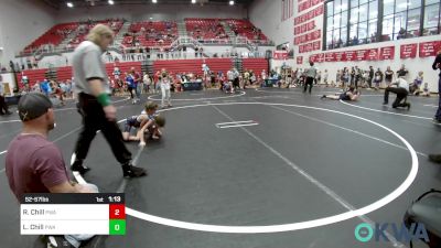 52-57 lbs Rr Rnd 1 - Ruby Chill, Perry Wrestling Academy vs Lucy Chill, Perry Wrestling Academy