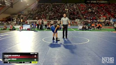 2A 220 lbs Champ. Round 1 - Porter Whipple, Kamiah vs Julian Urias, Valley