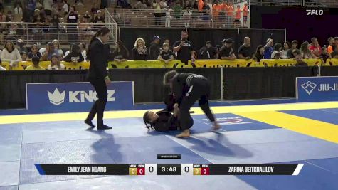Zarina Seitkhalilov vs Emily Jean Hoang 2025 Pan Kids Jiu-Jitsu IBJJF Championship