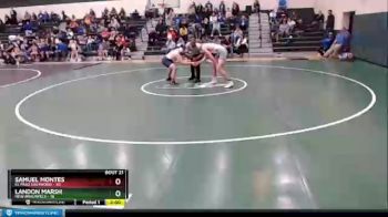 182 lbs 2nd Wrestleback (16 Team) - Landon Marsh, New Braunfels vs Samuel Montes, El Paso Eastwood