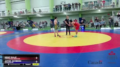 68kg Round 5 - Himat Dulay, Canadian Mal Wrestling vs Anton Jacobson, Edmonton WC