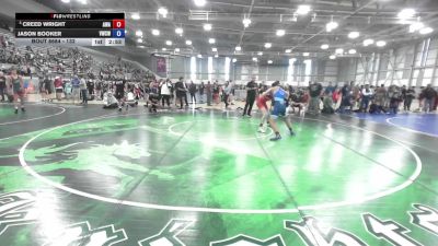 132 lbs Cons. Round 1 - Creed Wright, Ascend Wrestling Academy vs Jason Booker, Victory Wrestling-Central WA