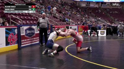 189 lbs First Round - Blaise Eidle, Wilson vs Mark Gray, Kiski Area