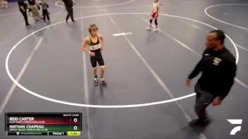 92 lbs Cons. Round 5 - Nathan Chapeau, Apple Valley Wrestling Club vs Reid Carter, Flat Earth Wrestling Club