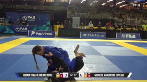 Michelle Marques De Oliveira vs Elizabeth Katherine Mitrovic 2025 Pan Jiu Jitsu IBJJF Championship