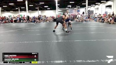 182 lbs Round 1 (4 Team) - Mike Waters, Town WC vs Damon Nelson, Outsiders WC