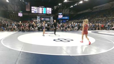 100 lbs Cons. Sub-rd Of 32 - Caeli Bartlett, New York vs Kimber Drenon, Missouri