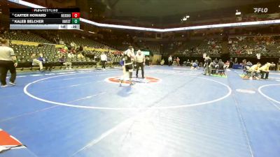 157 Class 4 lbs Cons. Round 2 - Carter Howard, Neosho vs Kaleb Belcher, Northwest