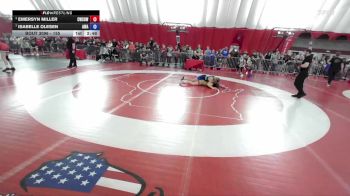 155 lbs 3rd Place Match - Emersyn Miller, Combat WC School Of Wrestling vs Isabelle Olesen, Askren Wrestling Academy