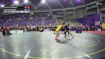160 lbs Placement (4 Team) - Aliyah Villarreal, Sioux Falls vs Makyah Newlun, West Liberty