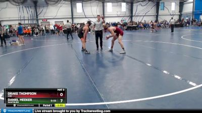 Elite 157 lbs Cons. Round 2 - Daniel Meeker, Wartburg vs Drake Thompson, Coe