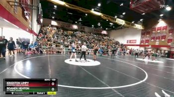 150 lbs Quarterfinal - Kingston Limpy, Riverton Middle School vs Roanen Heaton, CY Middle School