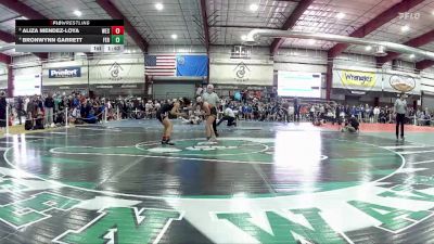 100 lbs Quarterfinal - Aliza Mendez-Loya, Western vs Bronwynn Garrett, Fernley