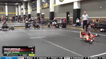 73 lbs Round 3 (4 Team) - Rhilynn Tolzman, MN Storm 2 vs Gracie Obermiller, Hastings Wrestling Academy