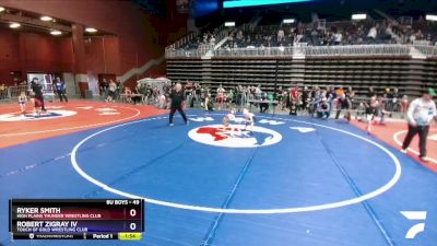 49 lbs Champ. Round 1 - Ryker Smith, High Plains Thunder Wrestling Club vs Robert Zigray Iv, Touch Of Gold Wrestling Club