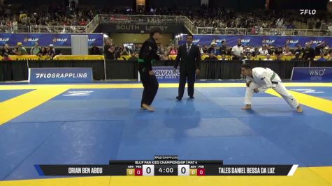 Tales Daniel Bessa Da Luz vs Orian Ben Abou 2026 Pan Kids Jiu-Jitsu IBJJF Championship