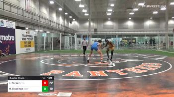 130 lbs Quarterfinal - Landen Parker, Cyclones -MI vs Mark Kapenga, Elite Athletic Club Stripes