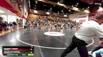 125 lbs Cons. Round 4 - Searney O`Brien, Sheridan vs Brinnlyn Eldridge, Cheyenne East