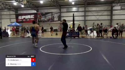 74 kg Round Of 64 - Cody Anderson, Viking Wrestling Club (IA) vs Carlos Monroy, Warrior Regional Training Center