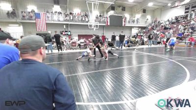 60 lbs Rr Rnd 3 - Brandon Steeprock, Bartlesville Wrestling Club vs Caleb Hall, Newkirk Takedown Club