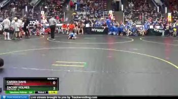 54 lbs Round 3 (4 Team) - Zacoby Holmes, Pine River vs Carsen Davis, Harper Creek